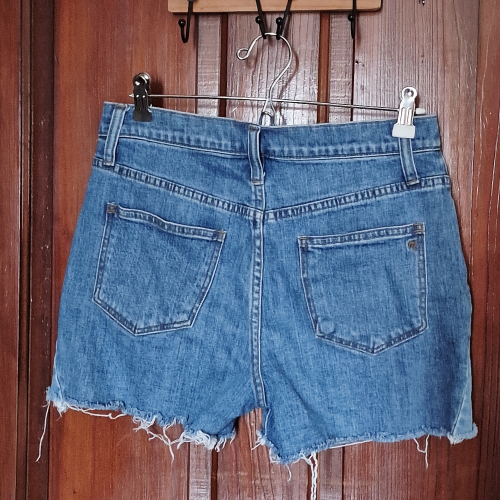 Madewell Denim Shorts Frayed Women’s 26 - Picture 2 of 5